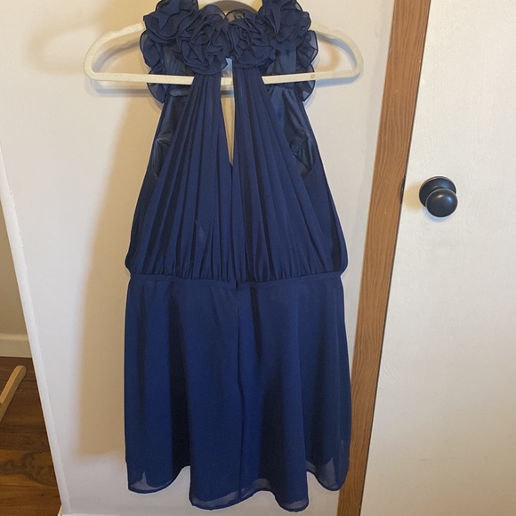 Navy Blue Bridesmaids Dress - Picture 2 of 5